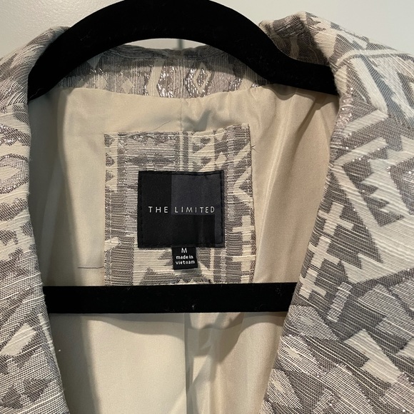 The Limited Gold and Cream Blazer - Picture 2 of 3